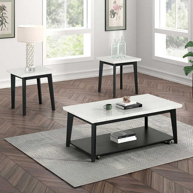 Thisted Square Marble End Table - Just Furniture (PA) - Multi Location