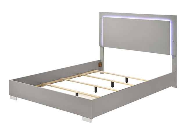 Sinistra Bed Beige, Black, White - Just Furniture (PA) - Multi Location