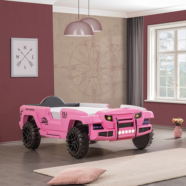 Randlar Bed Pink, Green, & Black - Just Furniture (PA) - Multi Location