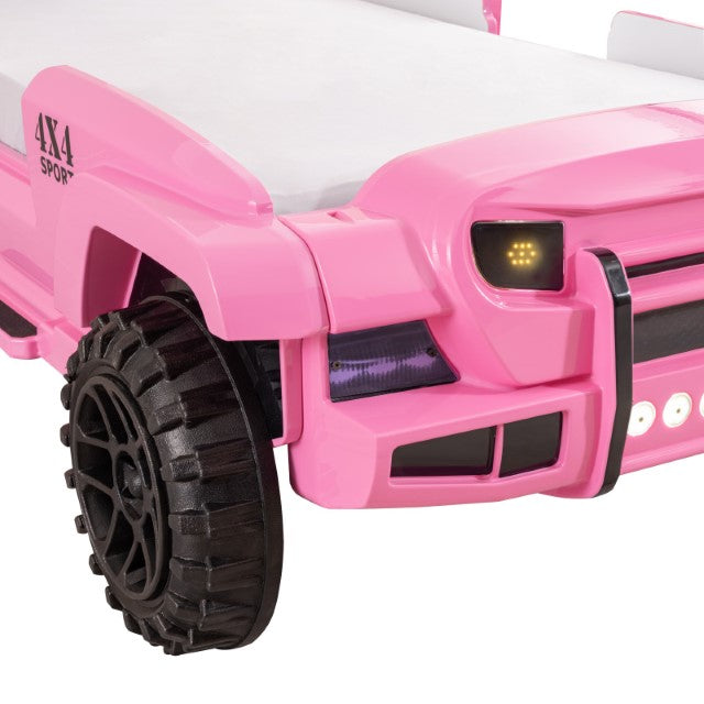 Randlar Bed Pink, Green, & Black - Just Furniture (PA) - Multi Location