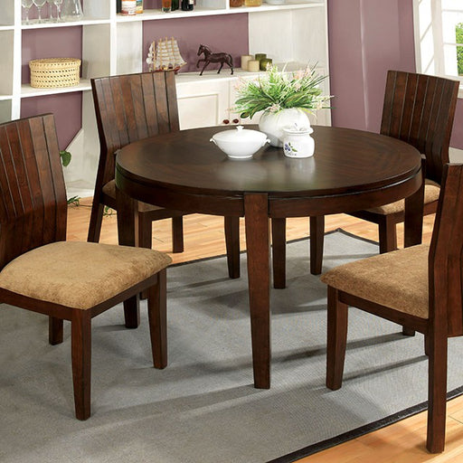 Ottawa Round Dining Table Brown - Just Furniture (PA) - Multi Location