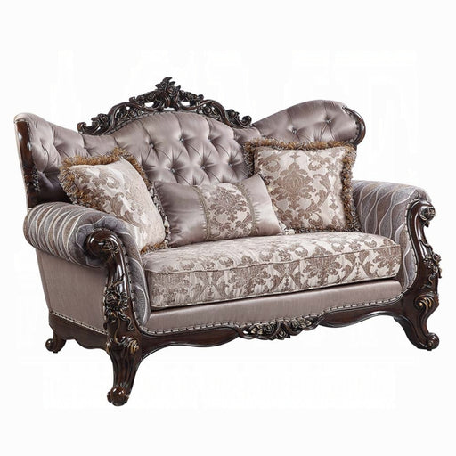 Benbek Loveseat With 3 Pillows - Just Furniture (PA) - Multi Location