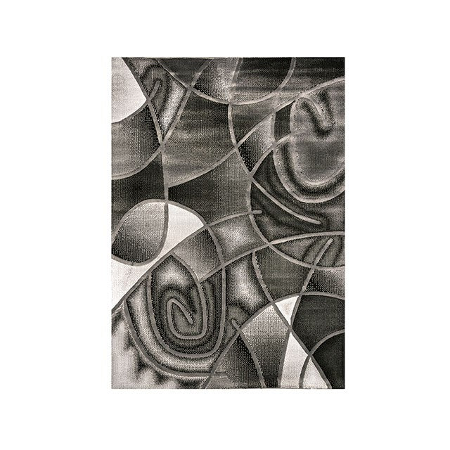 Sivas Area Rug Black & White - Just Furniture (PA) - Multi Location