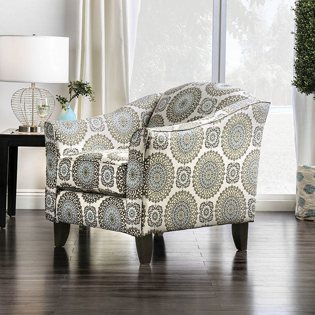 Misty Ivory/Pattern Floral Chair - Just Furniture (PA) - Multi Location