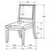 Louise Dining Side Chair - Just Furniture (PA) - Multi Location