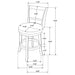 Broxton Swivel Counter Chair - Just Furniture (PA) - Multi Location