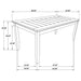 Dalila Dining Table - Just Furniture (PA) - Multi Location