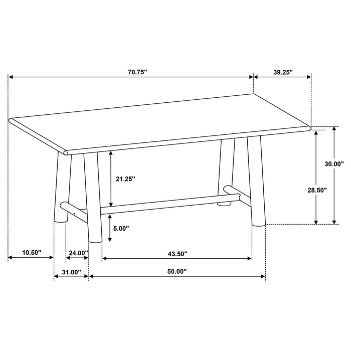 Duncan Dining Set - Just Furniture (PA) - Multi Location
