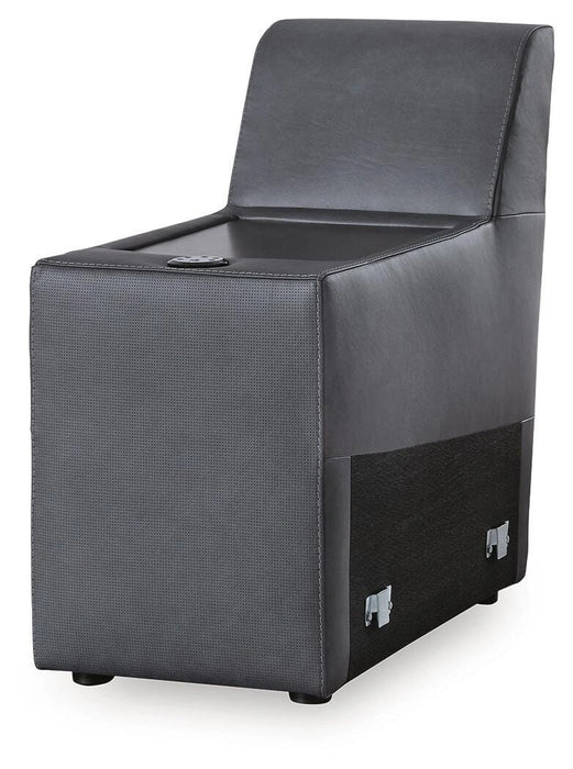 ModZ Power Reclining Sectional Loveseat with Audio Console
