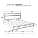 Miranda Panel Platform Storage Bed - Just Furniture (PA) - Multi Location