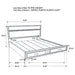 Miranda Panel Platform Storage Bed - Just Furniture (PA) - Multi Location