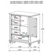 Franco Door Chest - Just Furniture (PA) - Multi Location
