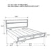 Miranda Panel Platform Storage Bed - Just Furniture (PA) - Multi Location