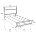 Miranda Panel Platform Storage Bed - Just Furniture (PA) - Multi Location