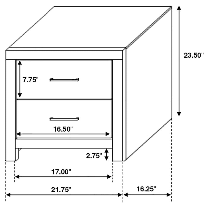 Brantford Nightstand - Just Furniture (PA) - Multi Location