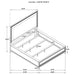 Pembroke Panel Bed - Just Furniture (PA) - Multi Location