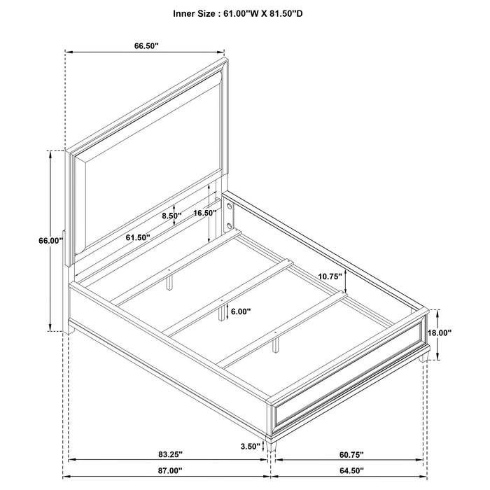 Pembroke Panel Bed - Just Furniture (PA) - Multi Location