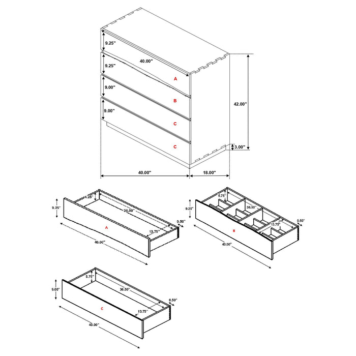 Winslow Chest of Drawers - Just Furniture (PA) - Multi Location