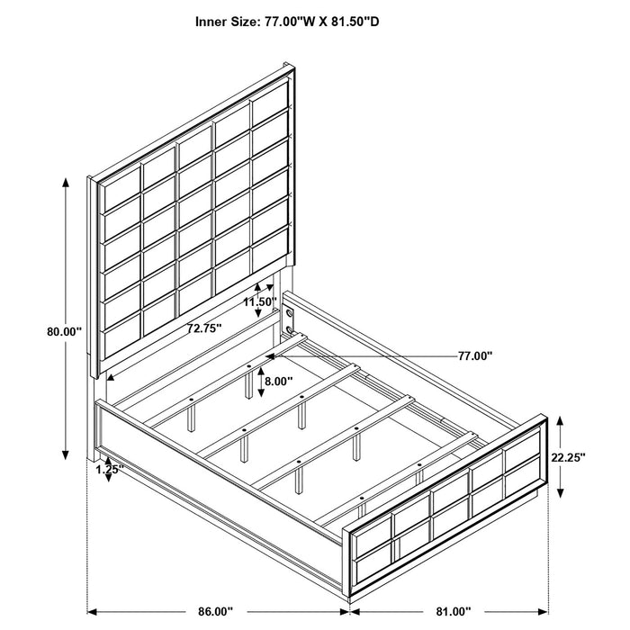 Durango Panel Bed - Just Furniture (PA) - Multi Location