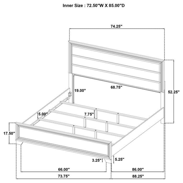 Wright Panel Bed - Just Furniture (PA) - Multi Location