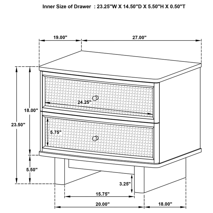 Kailani Nightstand - Just Furniture (PA) - Multi Location