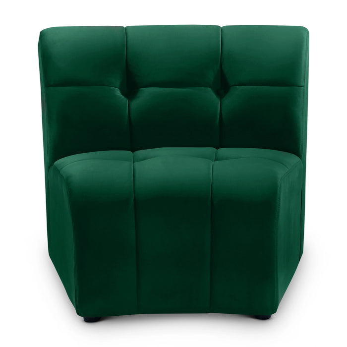 Limitless Green Velvet Modular Chair