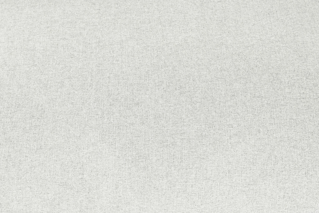 Serene Cream Linen Fabric Deluxe Cloud Ottoman