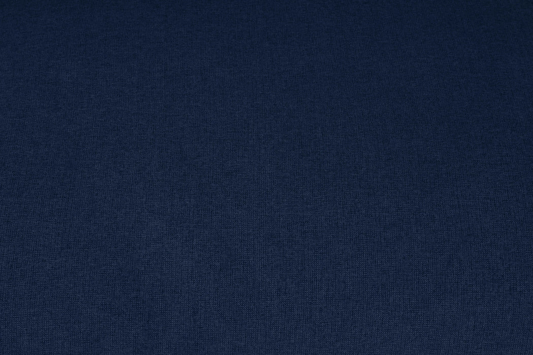 Serene Navy Linen Fabric Deluxe Cloud Modular Sectional