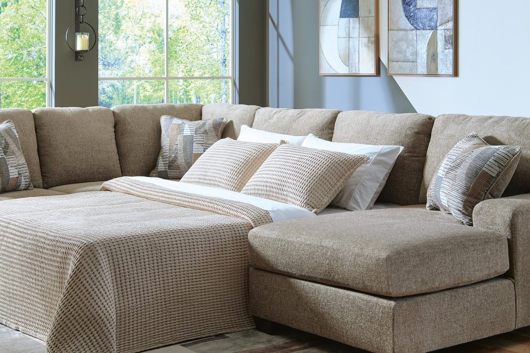 Newellen Sleeper Sectional with Chaise - Just Furniture (PA) - Multi Location
