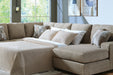 Newellen Sleeper Sectional with Chaise - Just Furniture (PA) - Multi Location