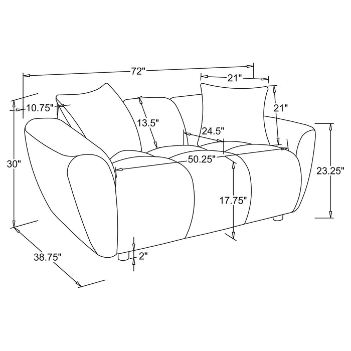 Destino Loveseat - Just Furniture (PA) - Multi Location