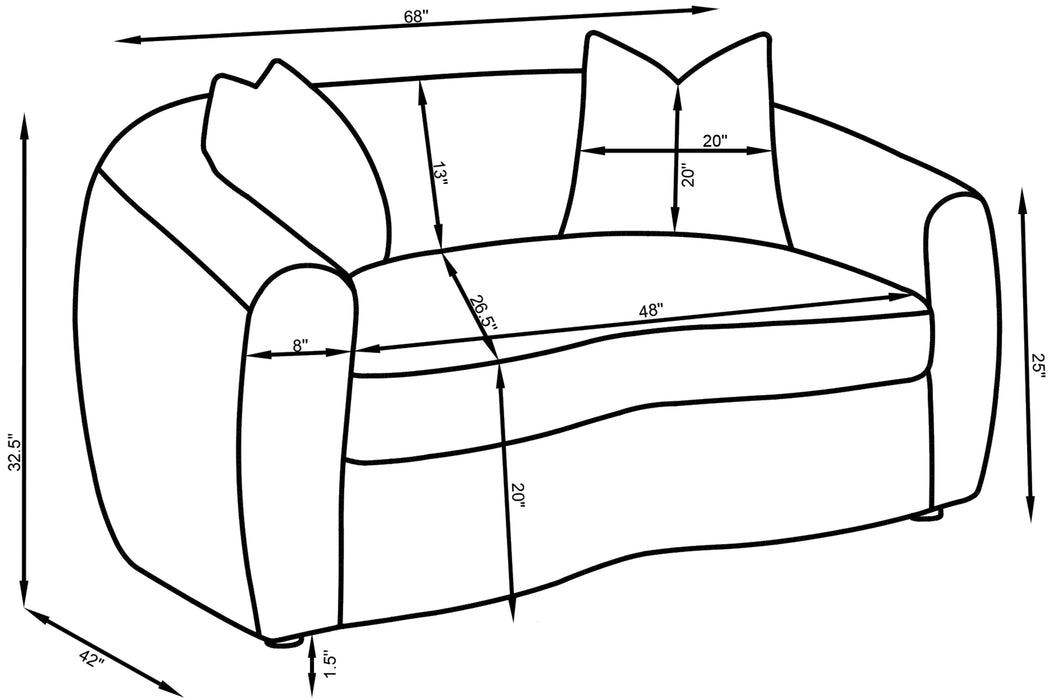Isabella Sofa Set - Just Furniture (PA) - Multi Location