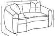 Isabella Sofa Set - Just Furniture (PA) - Multi Location