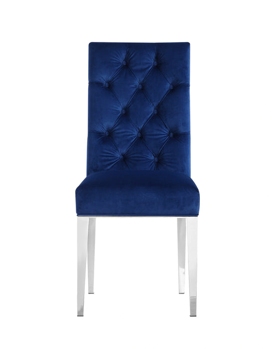 Juno Navy Velvet Dining Chair
