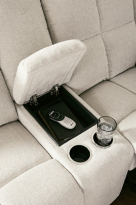 Orlen Reclining Loveseat with Console - Just Furniture (PA) - Multi Location
