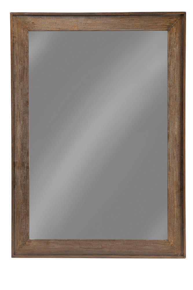 Mirror / Distressed Brown