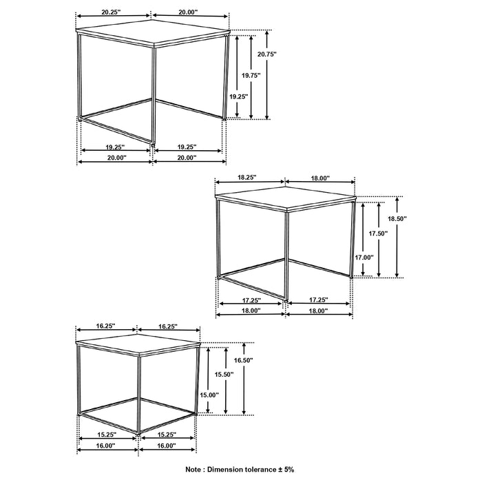 Belcourt Nesting Table Set - Just Furniture (PA) - Multi Location