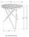 Xenia Side Table - Just Furniture (PA) - Multi Location