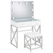 Eliza Makeup Vanity Table with LED Mirror and Stool - Just Furniture (PA) - Multi Location