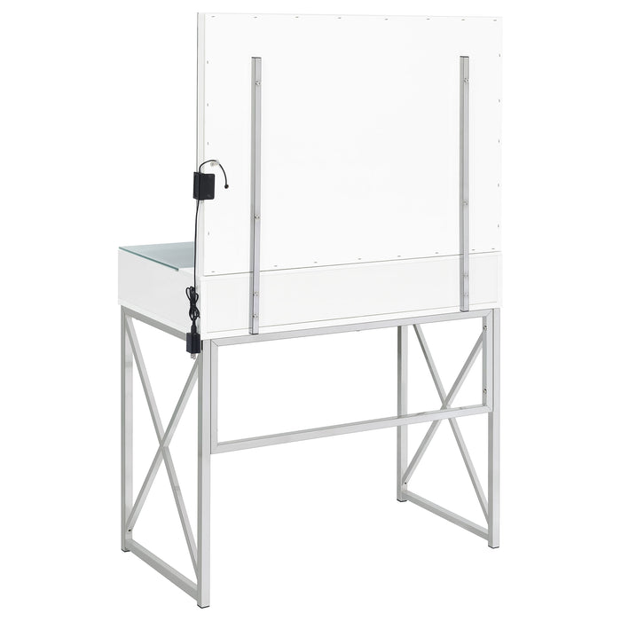 Eliza Makeup Vanity Table with LED Mirror and Stool - Just Furniture (PA) - Multi Location