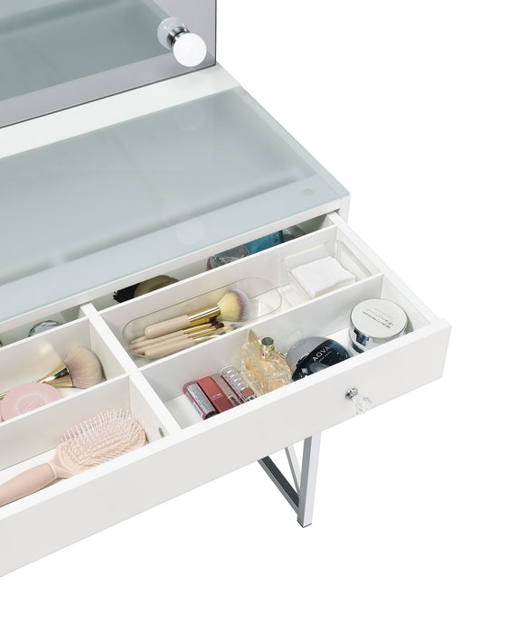 Eliza Makeup Vanity Table with LED Mirror and Stool - Just Furniture (PA) - Multi Location