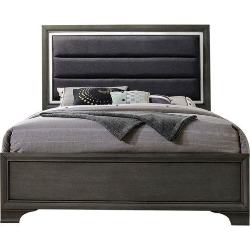 Acme Furniture Carine II Queen Panel Bed in Gray 26260Q - Just Furniture (PA) - Multi Location