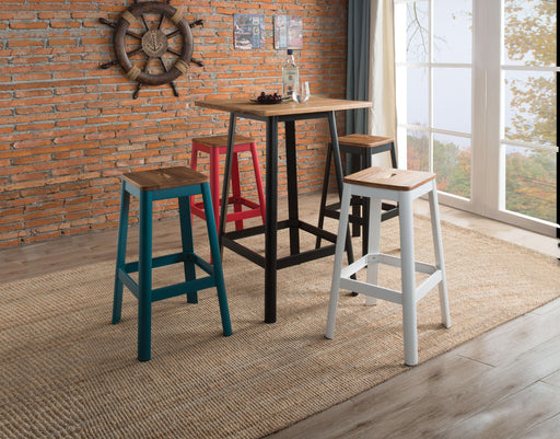 Jacotte Natural & Black Bar Table - Just Furniture (PA) - Multi Location