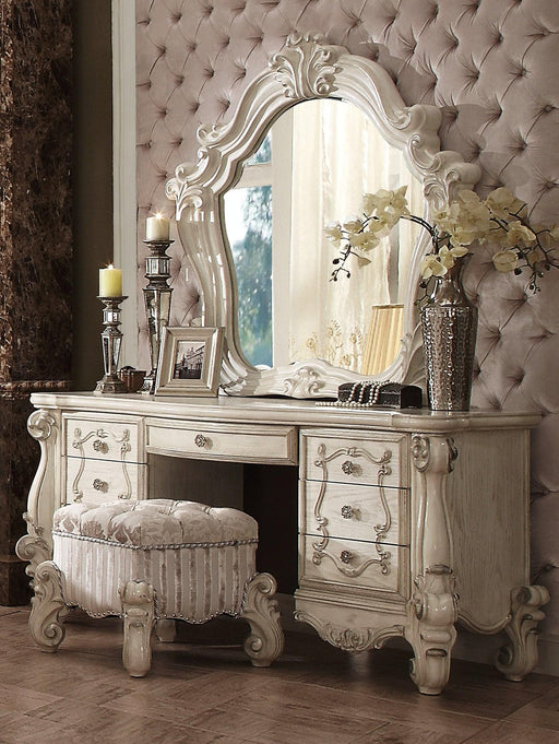 Versailles Bone White Vanity Desk - Just Furniture (PA) - Multi Location