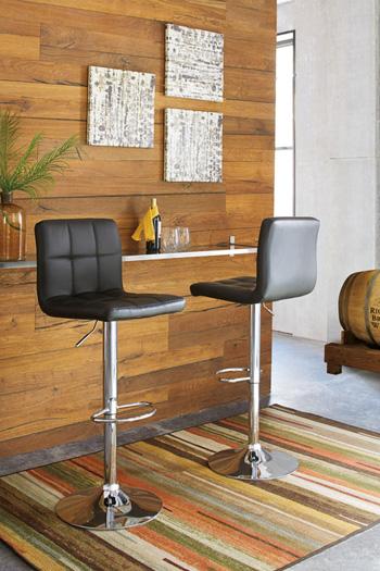 Bellatier Adjustable Height Bar Stool - Just Furniture (PA) - Multi Location