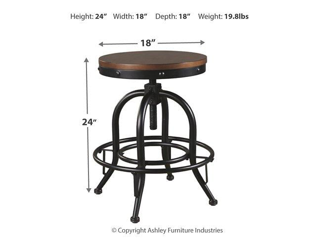 Valebeck Counter Height Bar Stool - Just Furniture (PA) - Multi Location