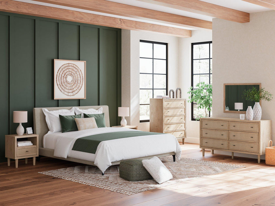 Cielden Upholstered Bed with Roll Slats - Just Furniture (PA) - Multi Location