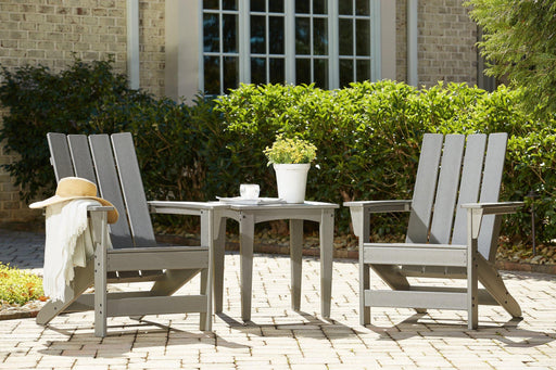 Visola Outdoor Adirondack Chair Set with End Table - Just Furniture (PA) - Multi Location
