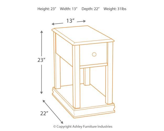 Breegin Chairside End Table - Just Furniture (PA) - Multi Location