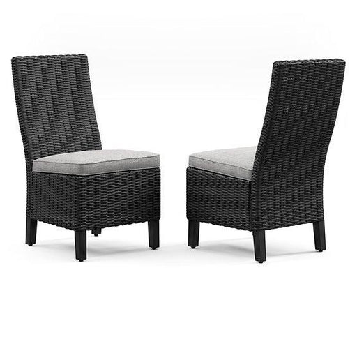 Beachcroft Outdoor Side Chair with Cushion (Set of 2) - Just Furniture (PA) - Multi Location